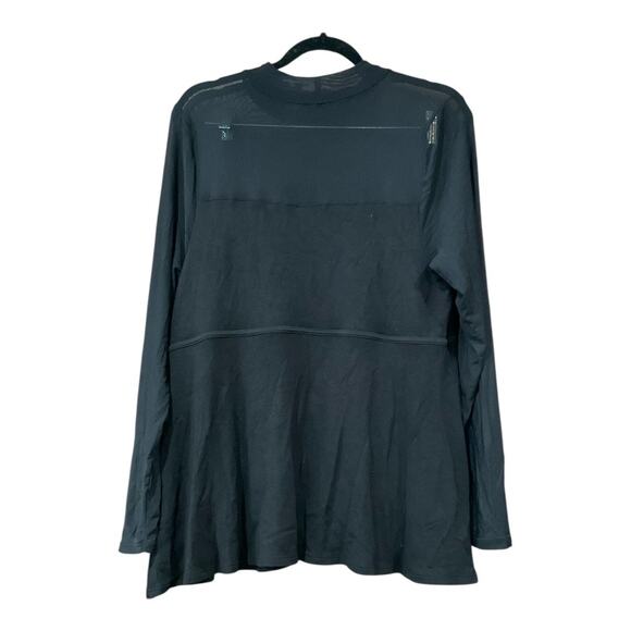 Torrid Corset Mesh Top Women Black 2 - Picture 2 of 3